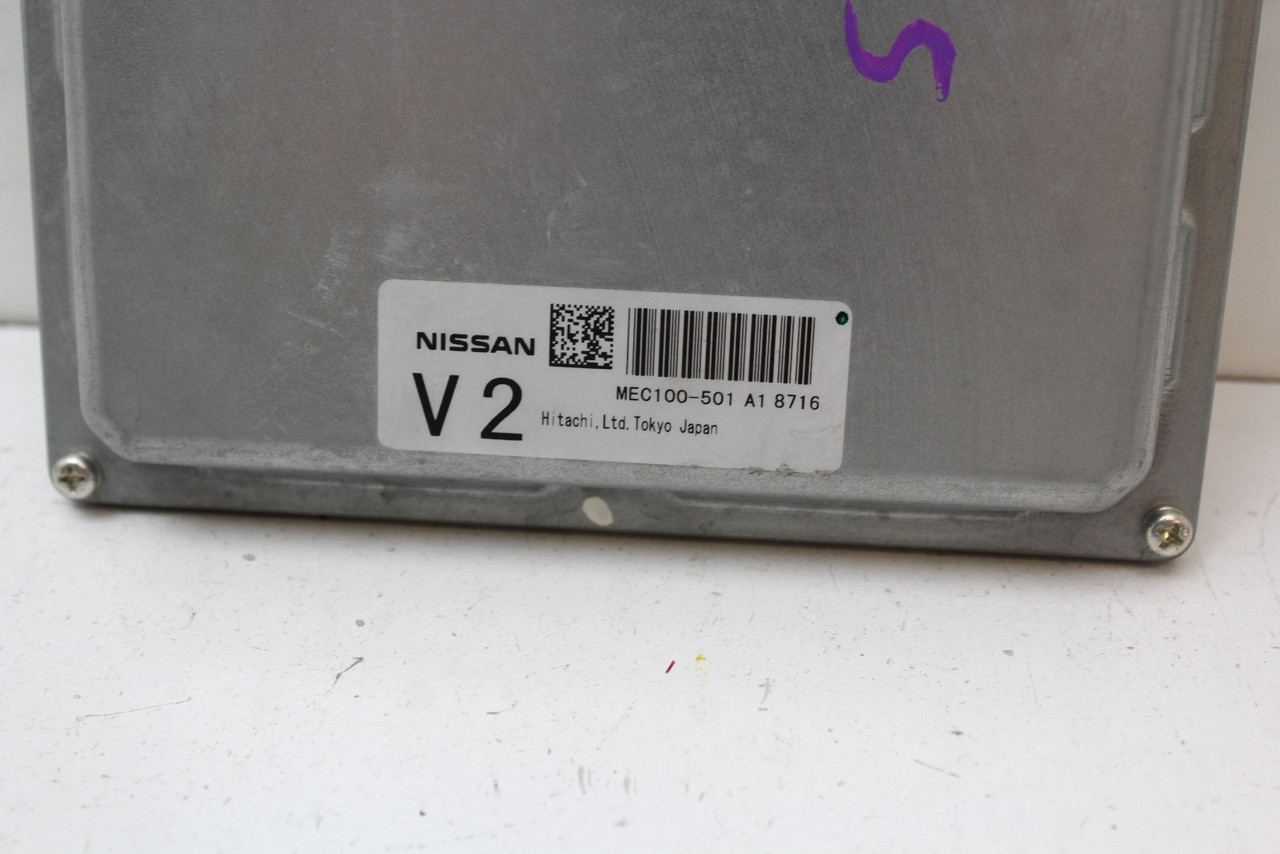 08 2008 Nissan 350Z MEC100-501 A1 Computer Engine Control ECU ECM EBX Module