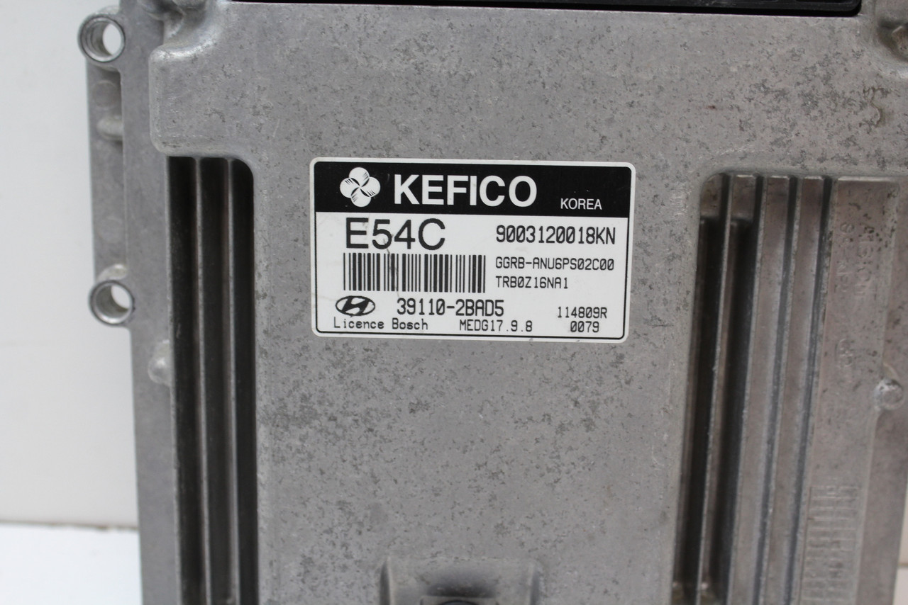 12-14 Accent 39110-2BAD5 Computer Brain Engine Control ECU ECM EBX Module