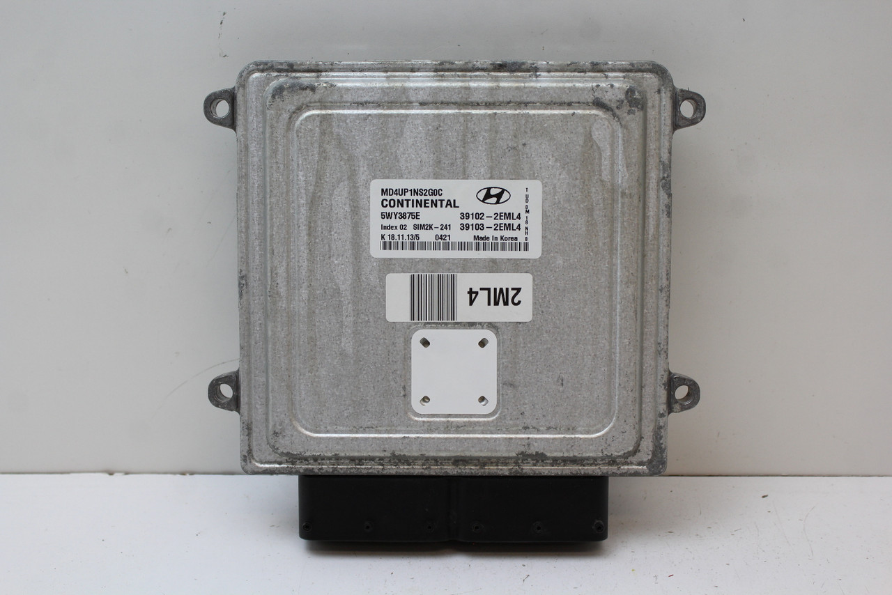 14-16 Elantra 39103-2EML4 Computer Brain Engine Control ECU ECM EBX Module