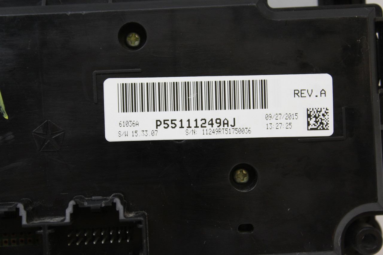 11-20 Dodge Caravan 55111249AJ Climate Control Panel Temperature Unit A/C Heater