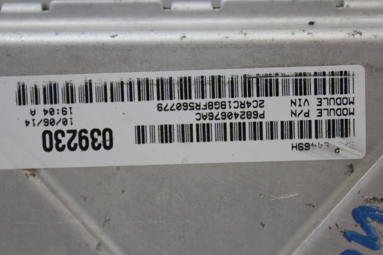 2015 15 Chrysler Town Country 5150876AD Computer Engine Control ECU ECM Module