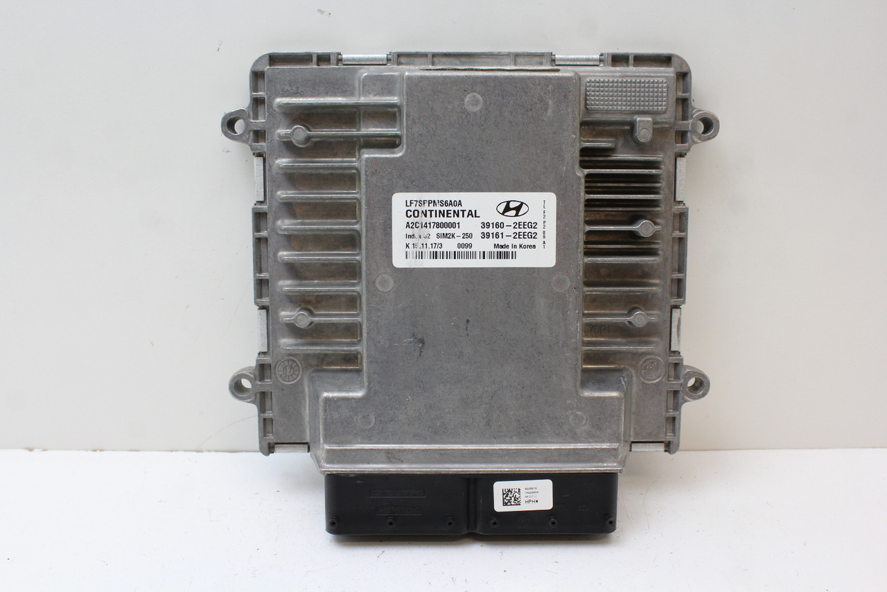 16 17 Hyundai Sonata 39161-2EEG2 Computer Engine Control ECU ECM EBX Module