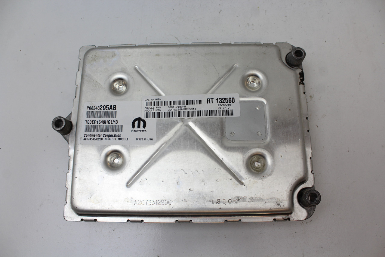 16-19 Dodge Caravan 68243295AB Computer Brain Engine Control ECU ECM EBX Module