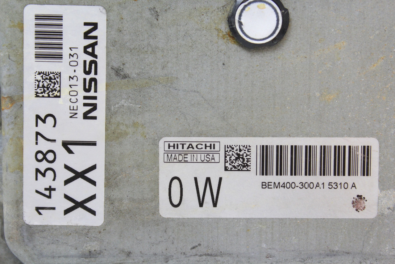 2015 15 Nissan Altima BEM400-300A1 Computer Engine Control ECU ECM EBX Module