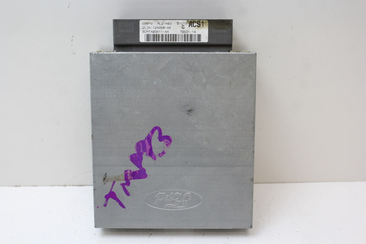 2002 02 Ford F150 F-150 2L3A-12A650-AB Computer Engine Control ECU ECM Module