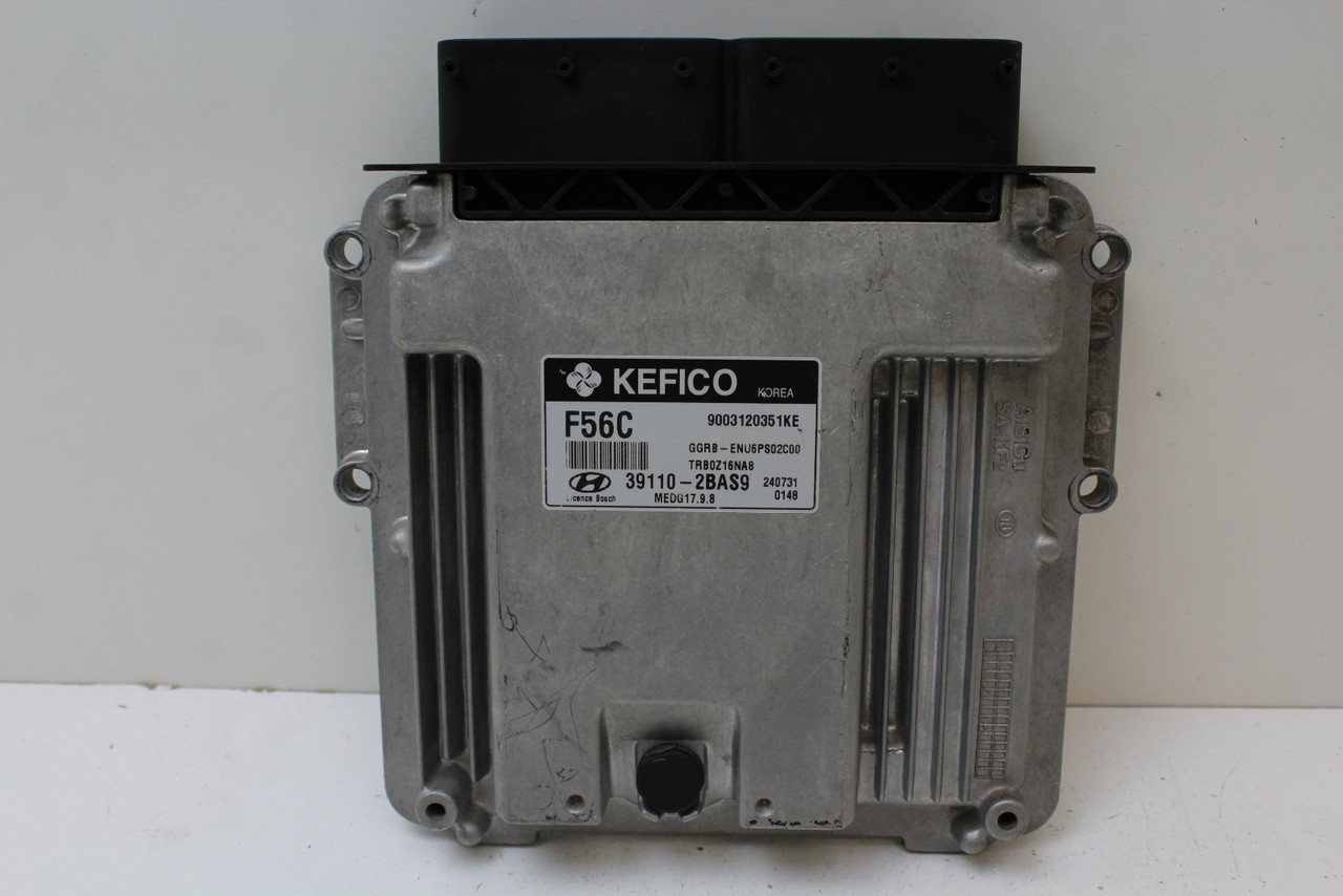 12-14 Accent 39110-2BAS9 Computer Brain Engine Control ECU ECM EBX Module