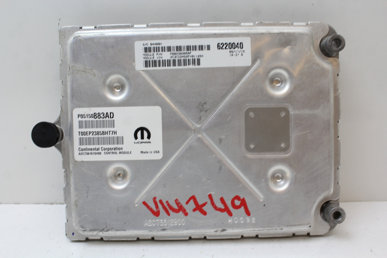 15 2015 Challenger P68230305AF Computer Brain  Engine Control ECU ECM EBX Module
