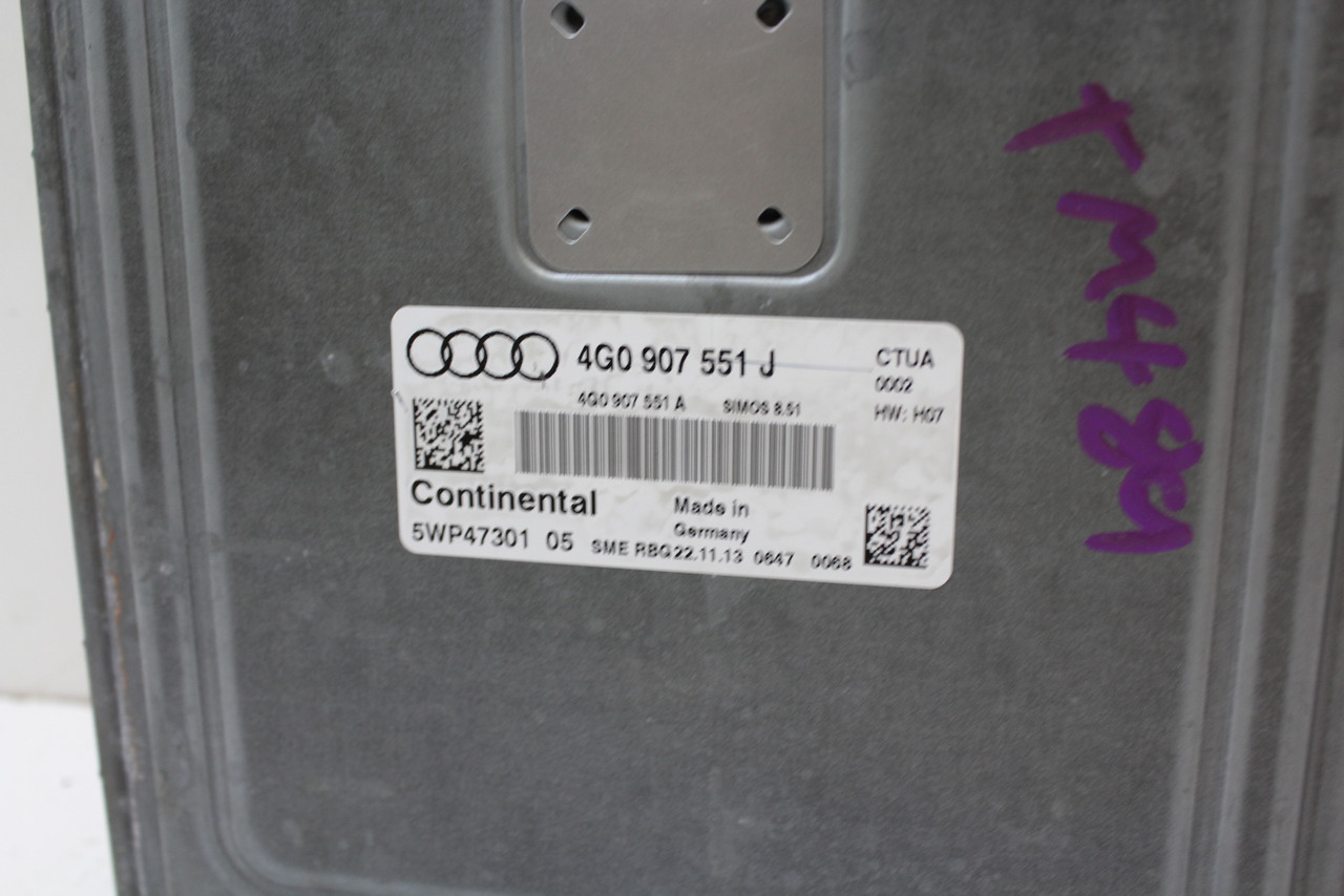 14 2014 Audi A7 4G0 907 551 J Computer Brain Engine Control