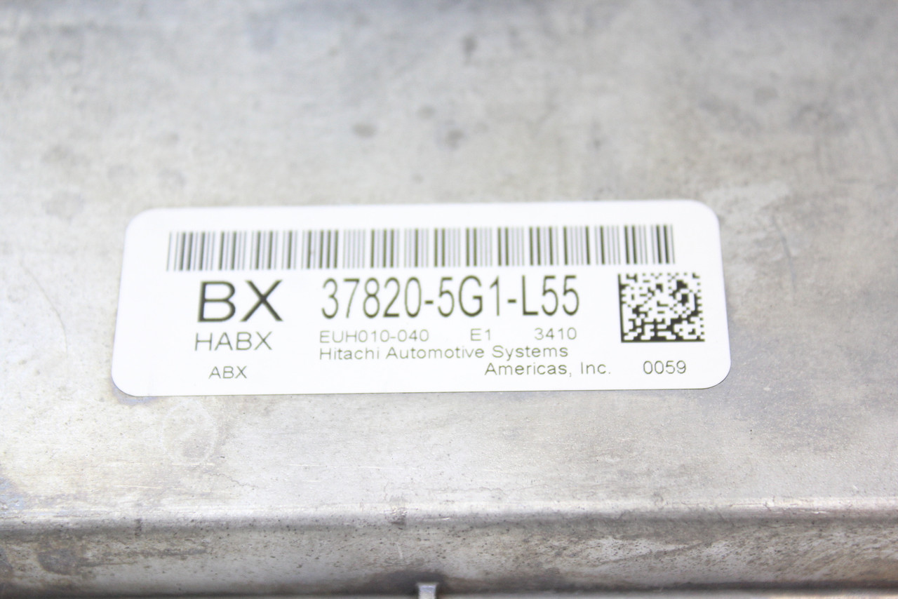 2013 13 Honda Accord 37820-5G1-L55 Computer Engine Control ECU ECM EBX Module