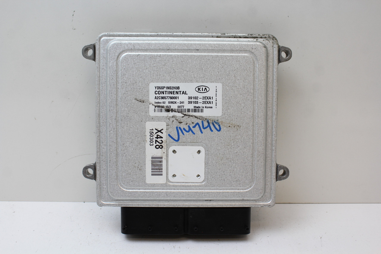 2015 15 Kia Forte 391032EXA1 Computer Brain Engine Control ECU ECM EBX Module