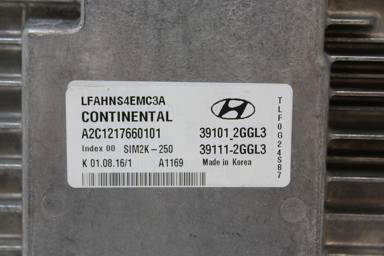 15-17 Hyundai Sonata 39111-2GGL3 Computer Engine Control ECU ECM EBX Module