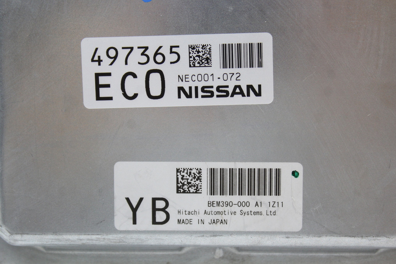 2012 12 Infiniti M37 BEM390-000 A1 Computer Brain Engine Control ECU ECM Module