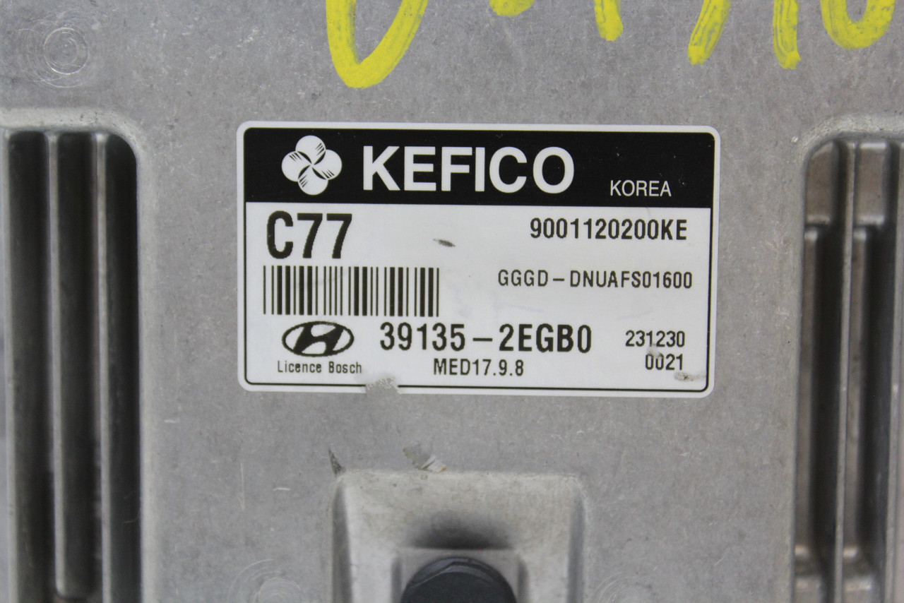 2014 14 Hyundai Elantra 39135-2EGB0 Computer Engine Control ECU ECM EBX Module