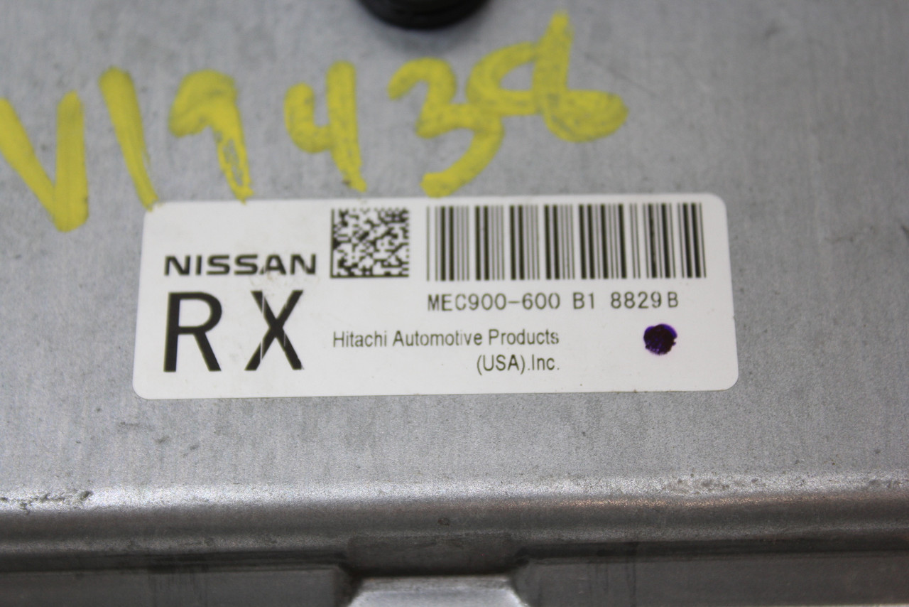 2009 09 Nissan Versa MEC900-600 B1 Computer Brain Engine Control ECU ECM Module