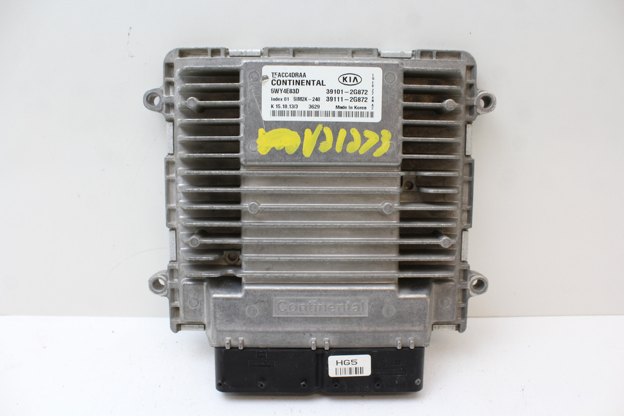 12 13 Kia Optima 39111-2G872 Computer Brain Engine Control ECU ECM EBX Module 12 13 Kia Optima 39111-2G872 Computer Brain Engine Control ECU ECM EBX Module