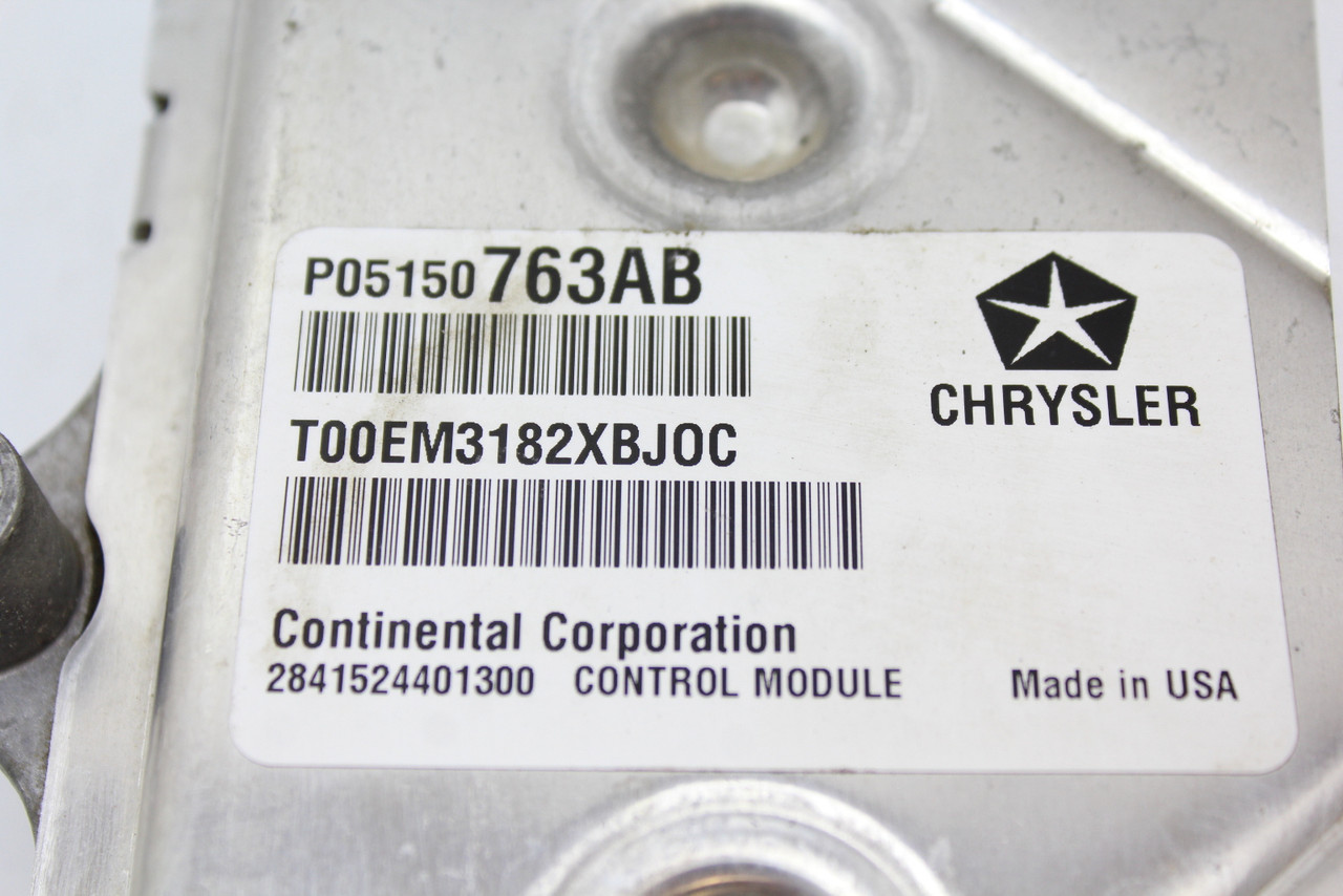 2013 13 Chrysler 200 05150763AB Computer Brain Engine Control ECU ECM EBX Module