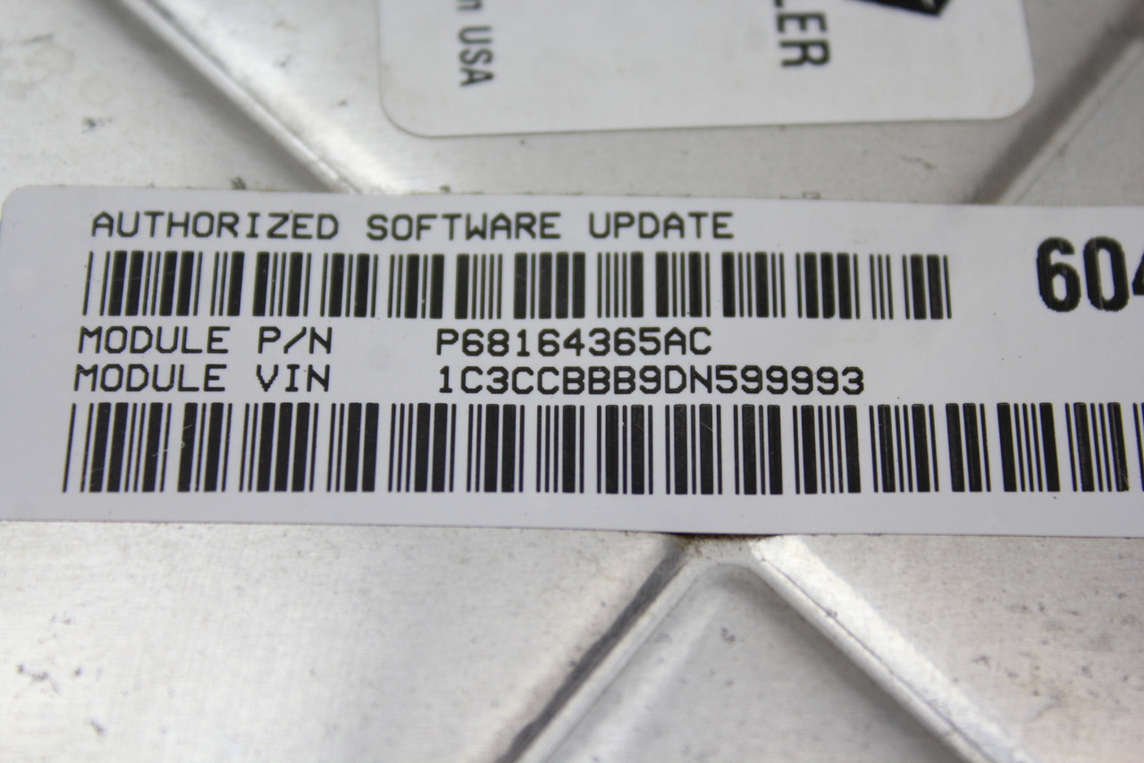 2013 13 Chrysler 200 05150763AB Computer Brain Engine Control ECU ECM EBX Module
