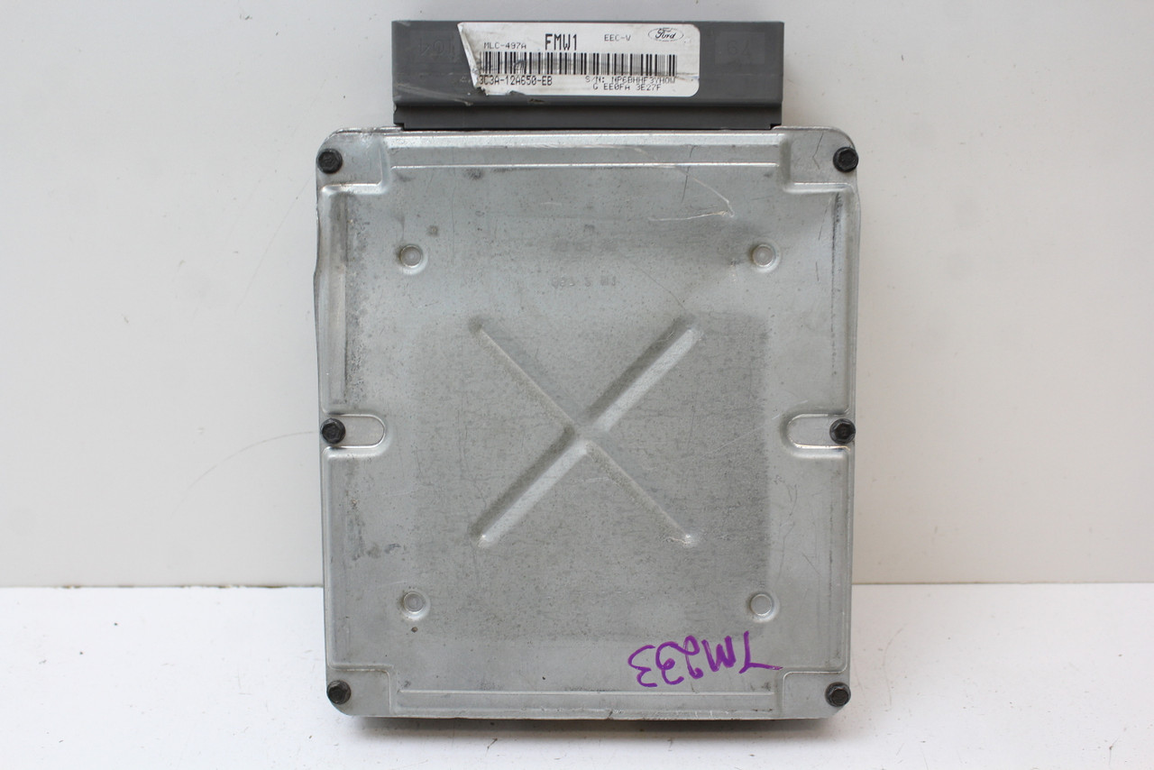 2003 03 F-250SD 3C3A-12A650-EB Computer Brain Engine Control ECU ECM EBX Module