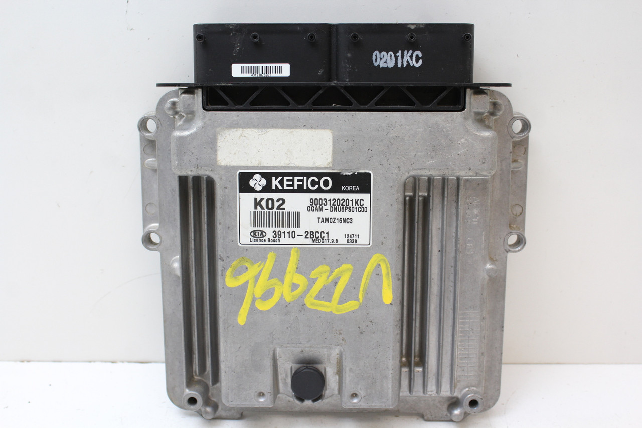 2013 13 Soul 39110-2BCC1 Computer Brain Engine Control ECU ECM EBX Module