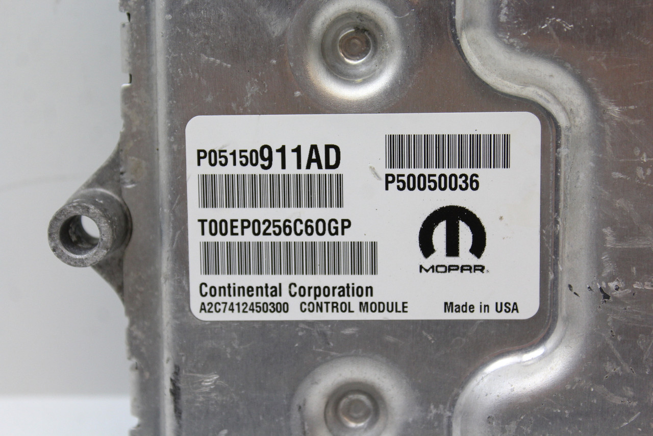 15-16 Jeep Renegade 05150911AD Computer Brain Engine Control ECU ECM EBX Module