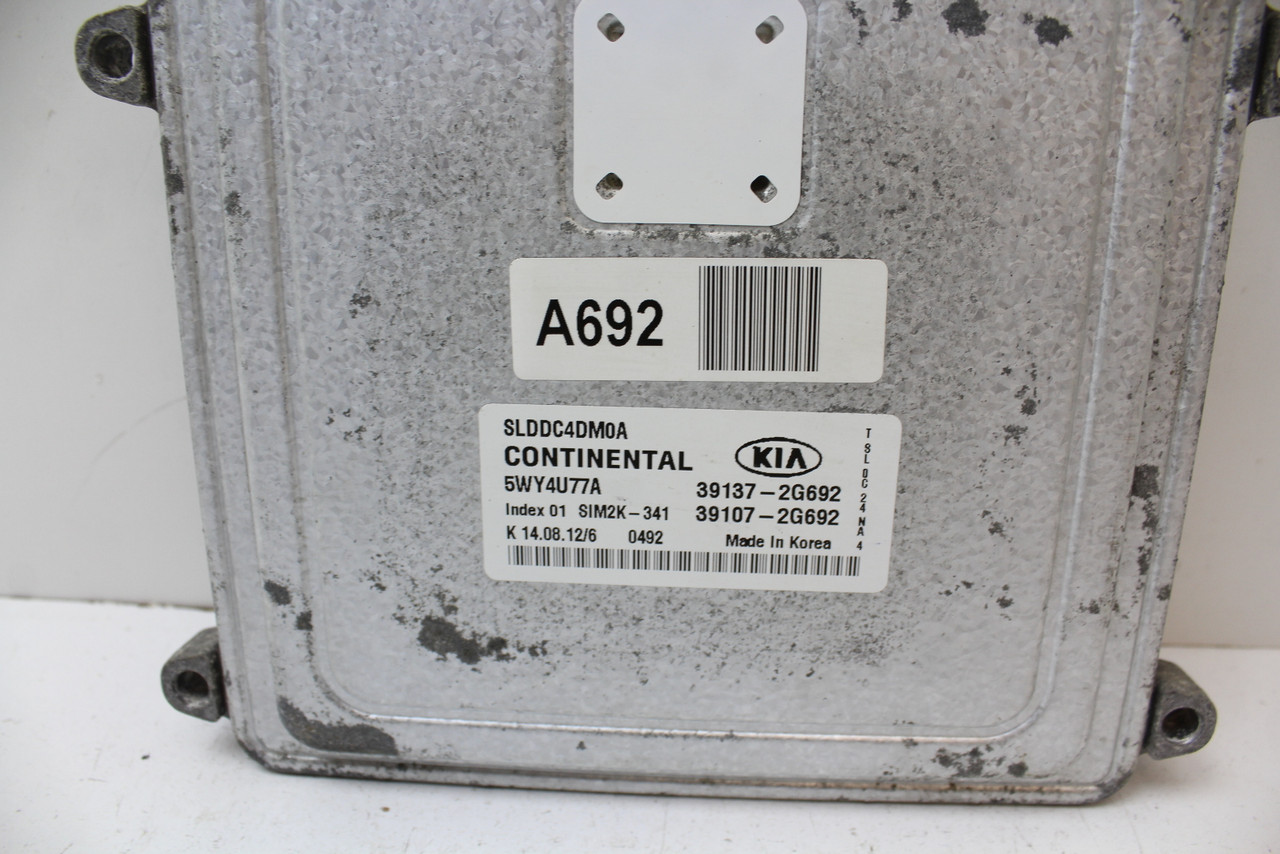 10-13 Sportage 39107-2G692 Computer Brain Engine Control ECU ECM EBX Module