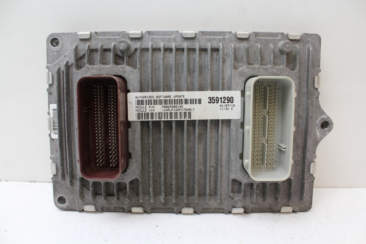 15 2015 Grand Cherokee P68229961AD Computer  Engine Control ECU ECM EBX Module