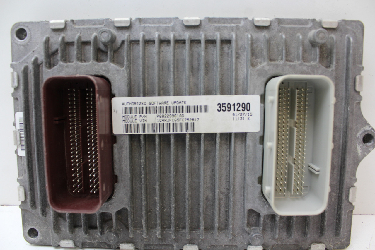 15 2015 Grand Cherokee P68229961AD Computer  Engine Control ECU ECM EBX Module
