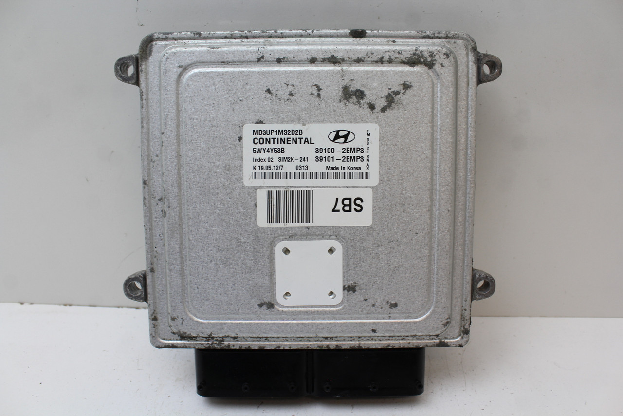 11-13 Elantra 39101-2EMP3 Computer Brain Engine Control ECU ECM EBX Module
