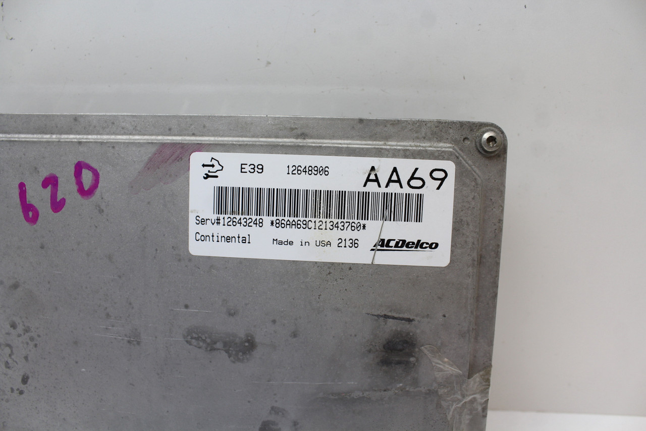 12-13 Verano 12643248 Computer Brain Engine Control ECU ECM EBX Module