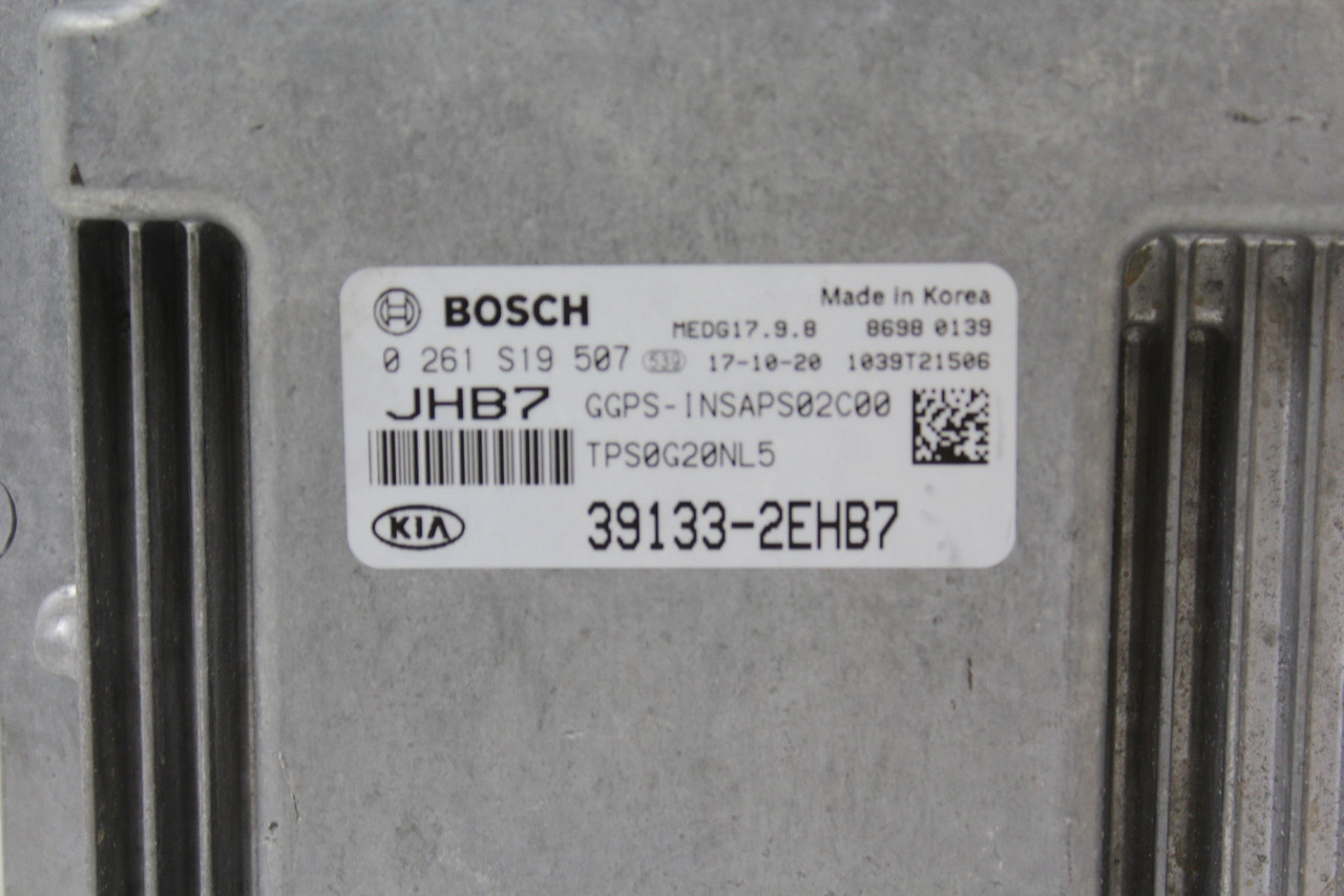 2018 18 Kia Soul 39133-2EHB7 Computer Brain Engine Control ECU ECM EBX Module