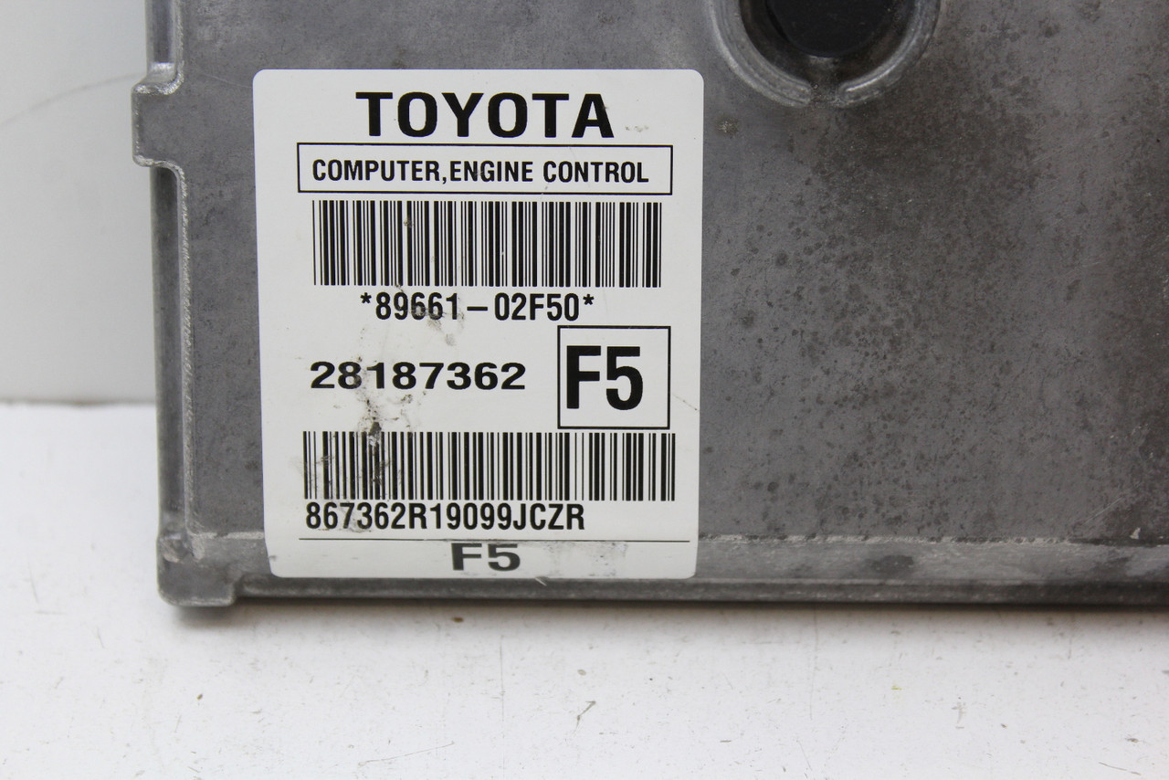09-10 Toyota Corolla 89661-02F50 Computer Brain Engine Control ECU ECM Module 09-10 Toyota Corolla 89661-02F50 Computer Brain Engine Control ECU ECM Module