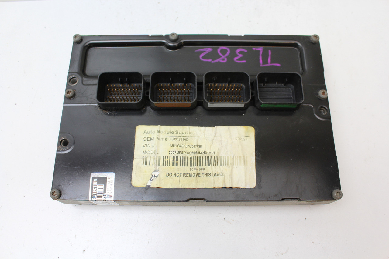 07 08 Mitsubishi Raider 5094611AD Computer Brain Engine Control ECU ECM Module