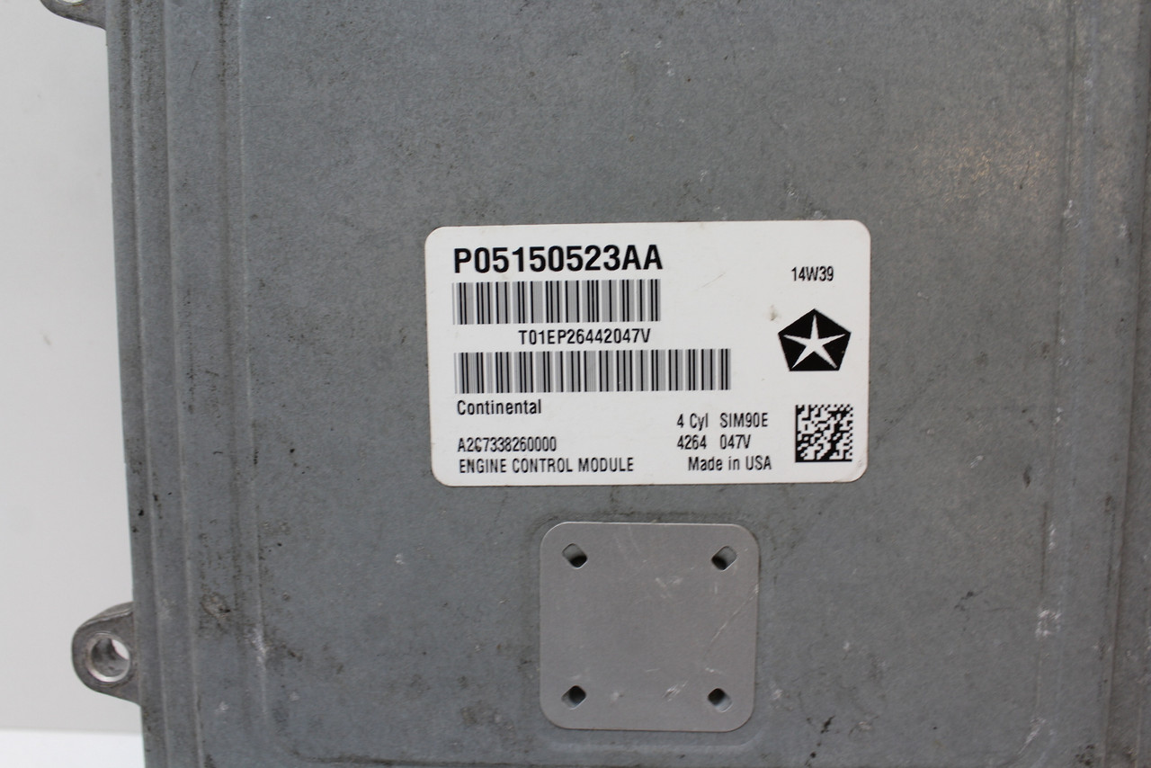 07-10 Compass P05150523AA Computer Brain Engine Control ECU ECM EBX Module