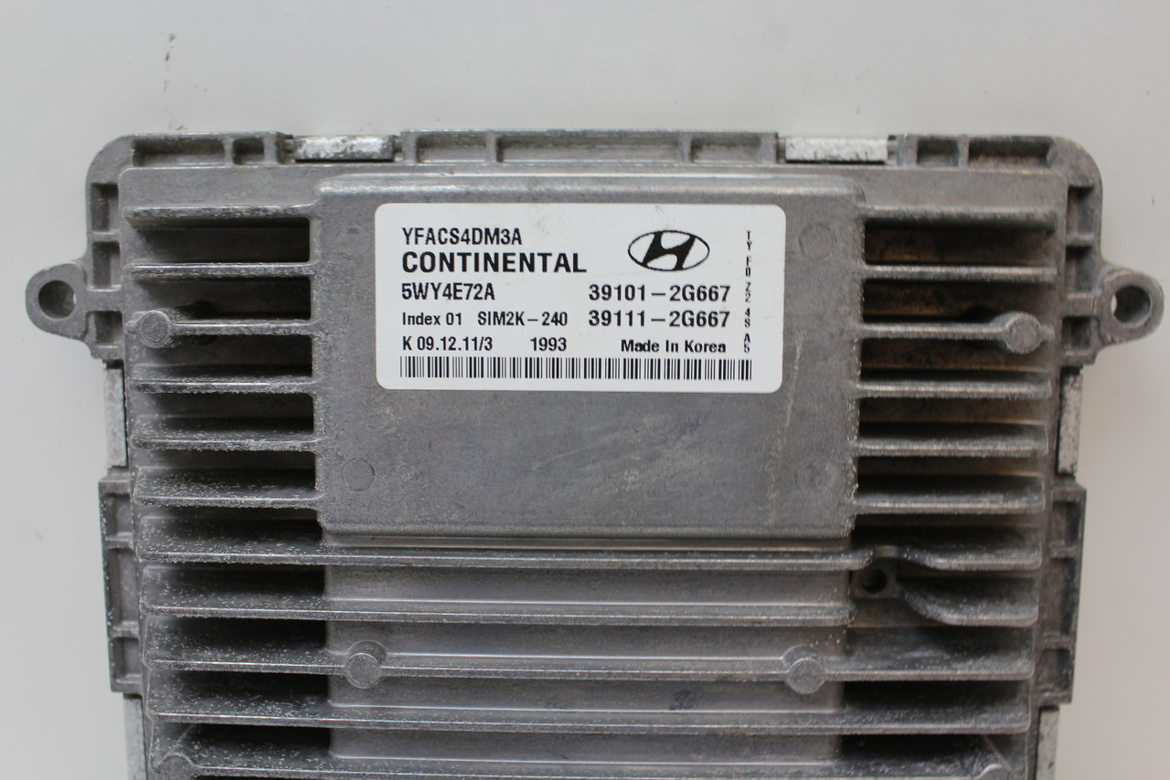 11-14 Sonata 39111-2G667 Computer Brain Engine Control ECU ECM EBX