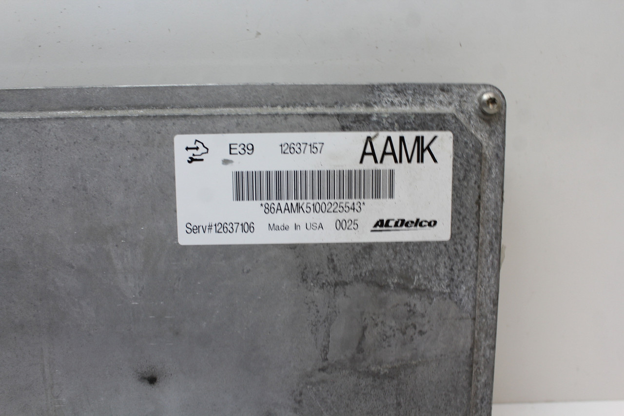 10-11 Lacrosse 12637106 Computer Brain Engine Control ECU ECM EBX Module