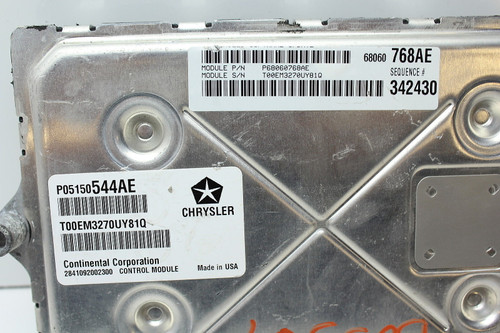 11 CHALLENGER P05150544AE COMPUTER BRAIN ENGINE CONTROL ECU ECM EBX MODULE K9757