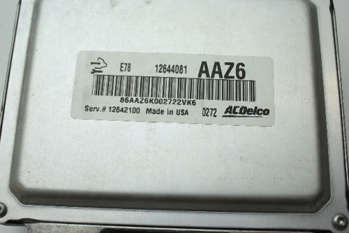 11 SIERRA 3500 12642100 COMPUTER BRAIN ENGINE CONTROL ECU ECM EBX MODULE K9106