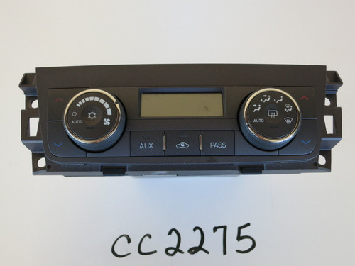 06 CADILLAC DTS CLIMATE CONTROL PANEL TEMPERATURE UNIT A/C HEATER OEM CC2275