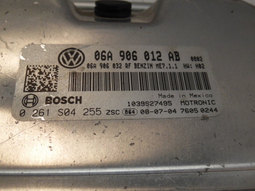 11 GOLF JETTA 06A 906 012 AB COMPUTER BRAIN ENGINE CONTROL ECU ECM MODULE K6095