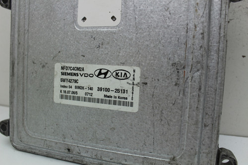 06-08 Hyundai Sonata 39100-25131 Computer Brain Engine Control ECU ECM Module