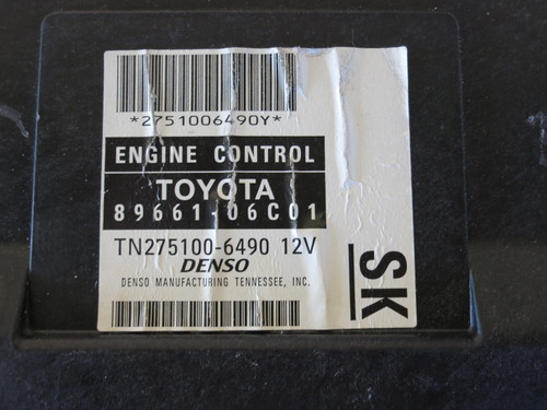 05 06 Toyota Solara 89661-06C01 Computer Brain Engine Control ECU ECM EBX Module