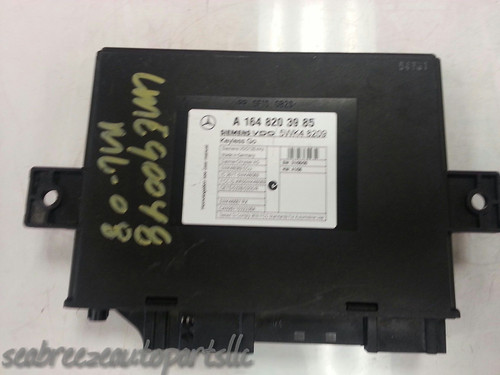 GL320 GL550 GL450 ML320 ML350 ML550 ML63 MULTIPLEX NETWORK KEYLESS GO CONTROL