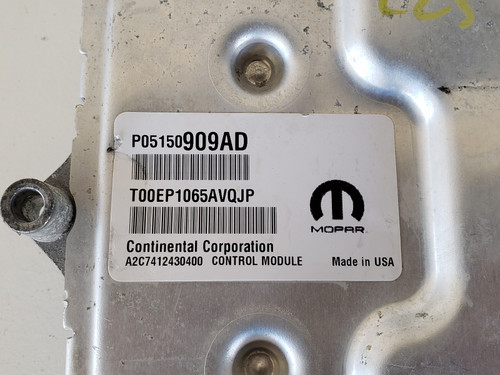 2015 Jeep Cherokee P68242031AF Computer Brain Engine Control ECU ECM EBX Module
