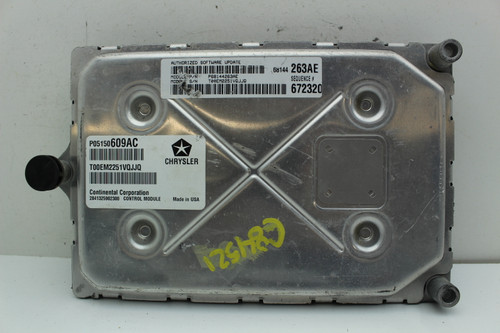12 Dodge Charger P05150609AC Computer Brain Engine Control ECU ECM EBX Module