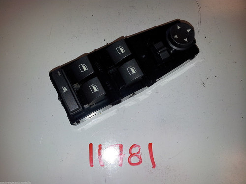 02-05 BMW 745 745I MASTER POWER LEFT WINDOW SWITCH 61316915008