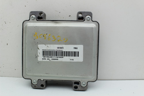 06-09 Buick Lacrosse 12600930 Computer Brain Engine Control ECU ECM EBX Module
