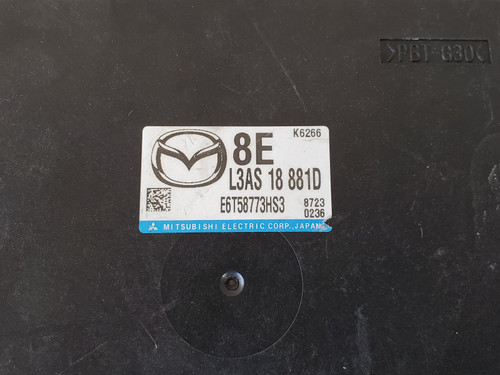 2008-2009 Mazda 3 L3AS 18 881D Computer Brain Engine Control ECU ECM EBX Module