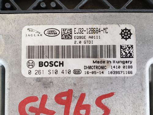 2017 Jaguar XE EJ32-12B684-MC Computer Brain Engine Control ECU ECM EBX Module