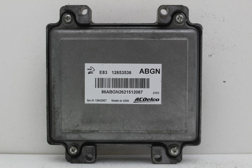 09-14 Pontiac G3 12642927 Computer Brain Engine Control ECU ECM EBX Module