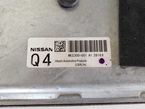 2013-2014 Altima MEC300-001 A1 Computer Brain Engine Control ECU ECM EBX Module